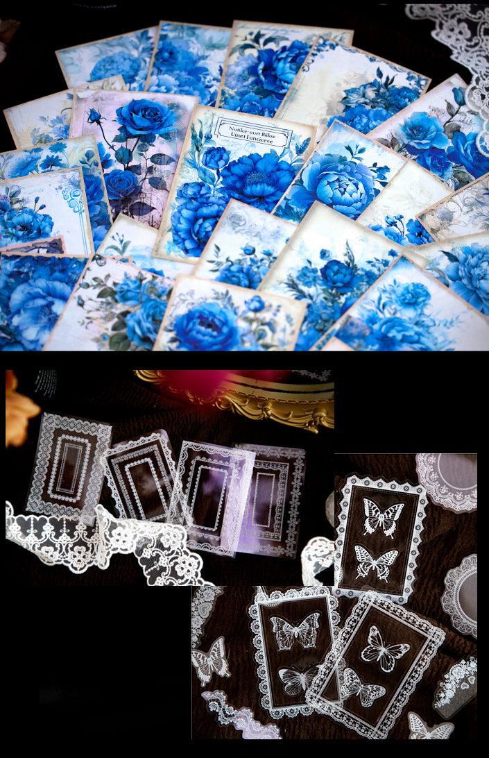 Love & Roses Deco Papers & Stickers Set