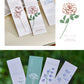 Flower Embossed Bookmark Pack