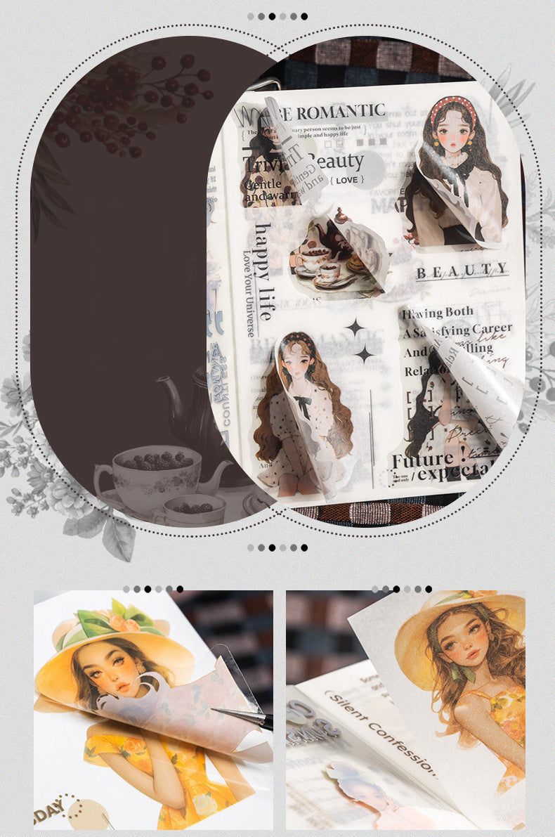 Girl's Diary Sticker Book