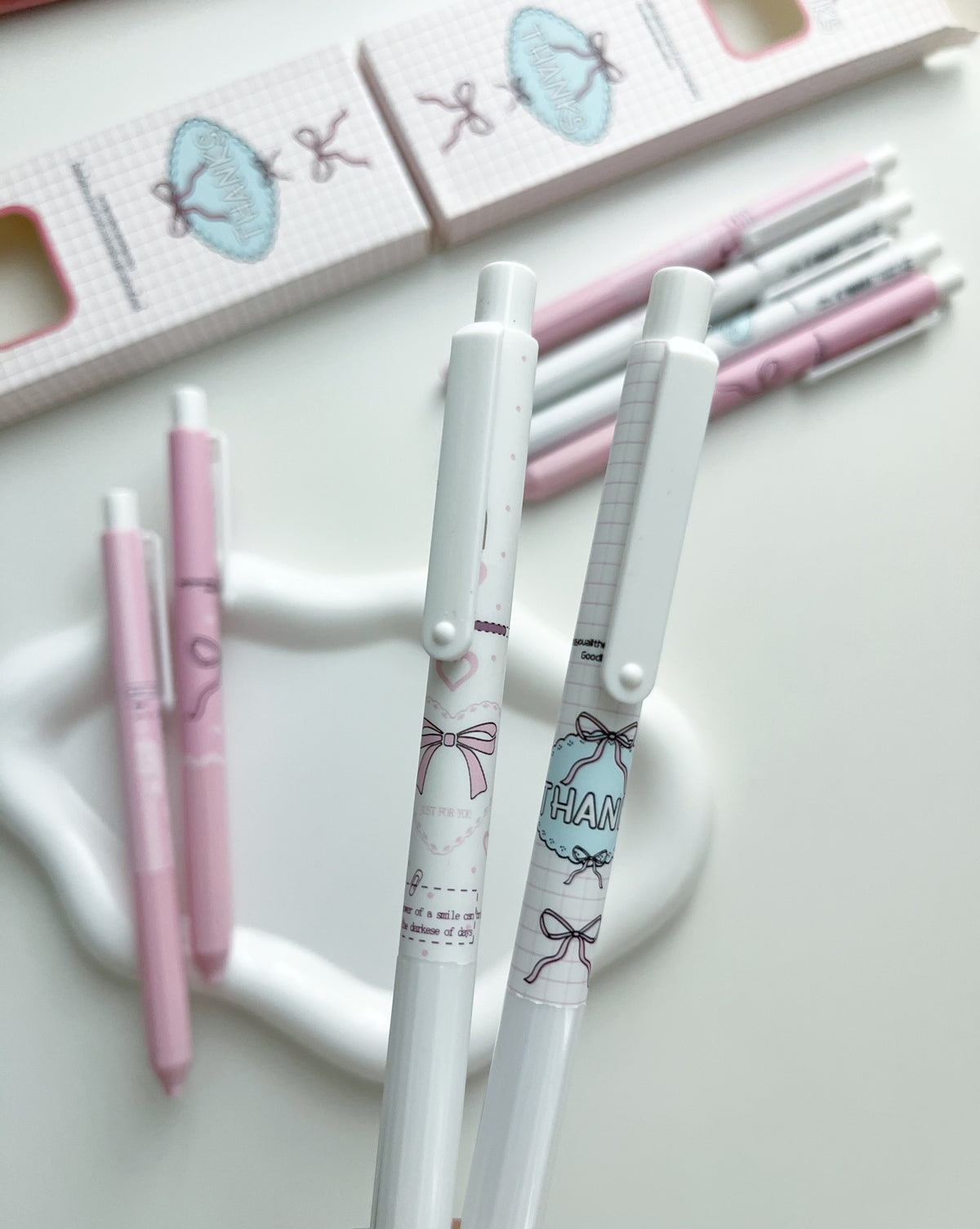 Cute Bow Pen Set