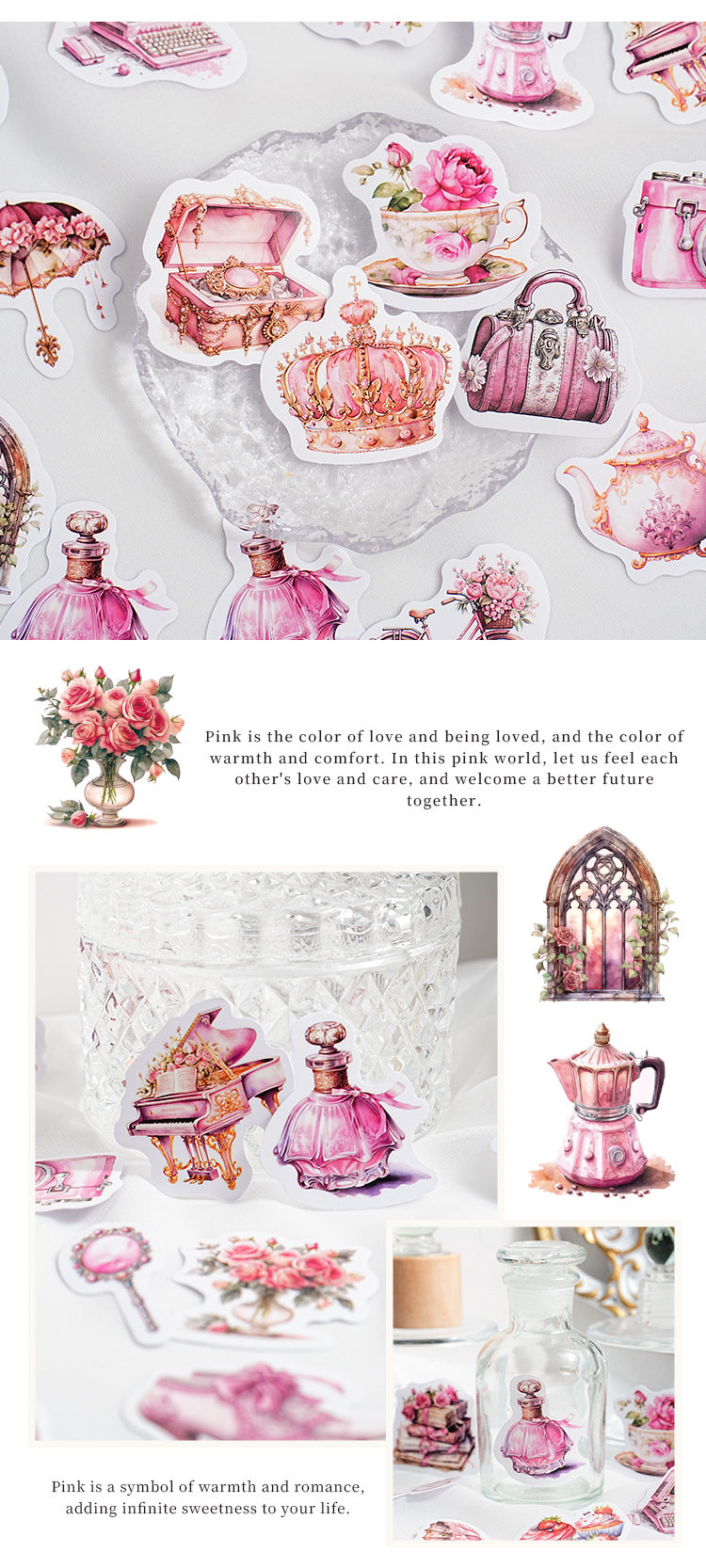 Pink Theory Stickers Box