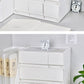 Stackable White Drawer Set