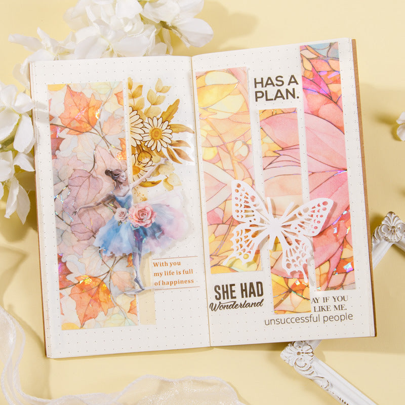 Glass Flowers Sticker Sheets