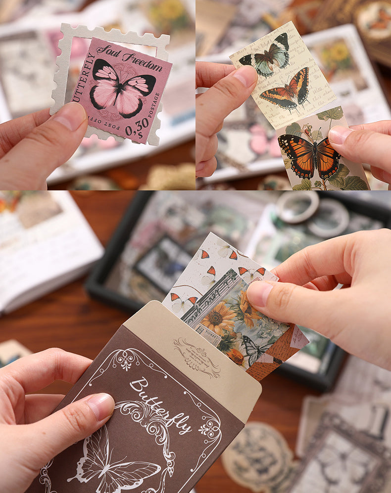 Vintage Butterfly Gift Box Set