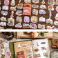 Old Books Stickers Box