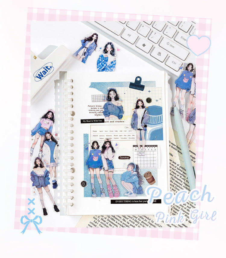 Dopamine Girl PET Stickers