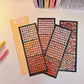Small Glitter Letter Stickers