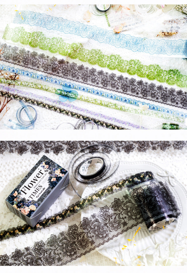 Flower Times Lace PET Tape Set