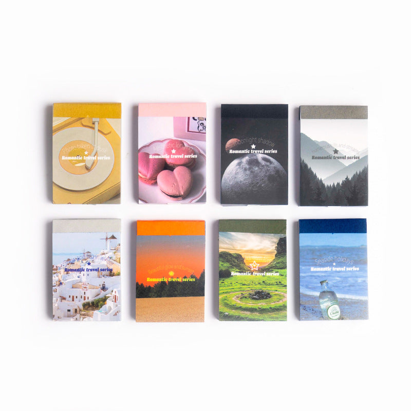 Romantic Travel Mini Stickers Book