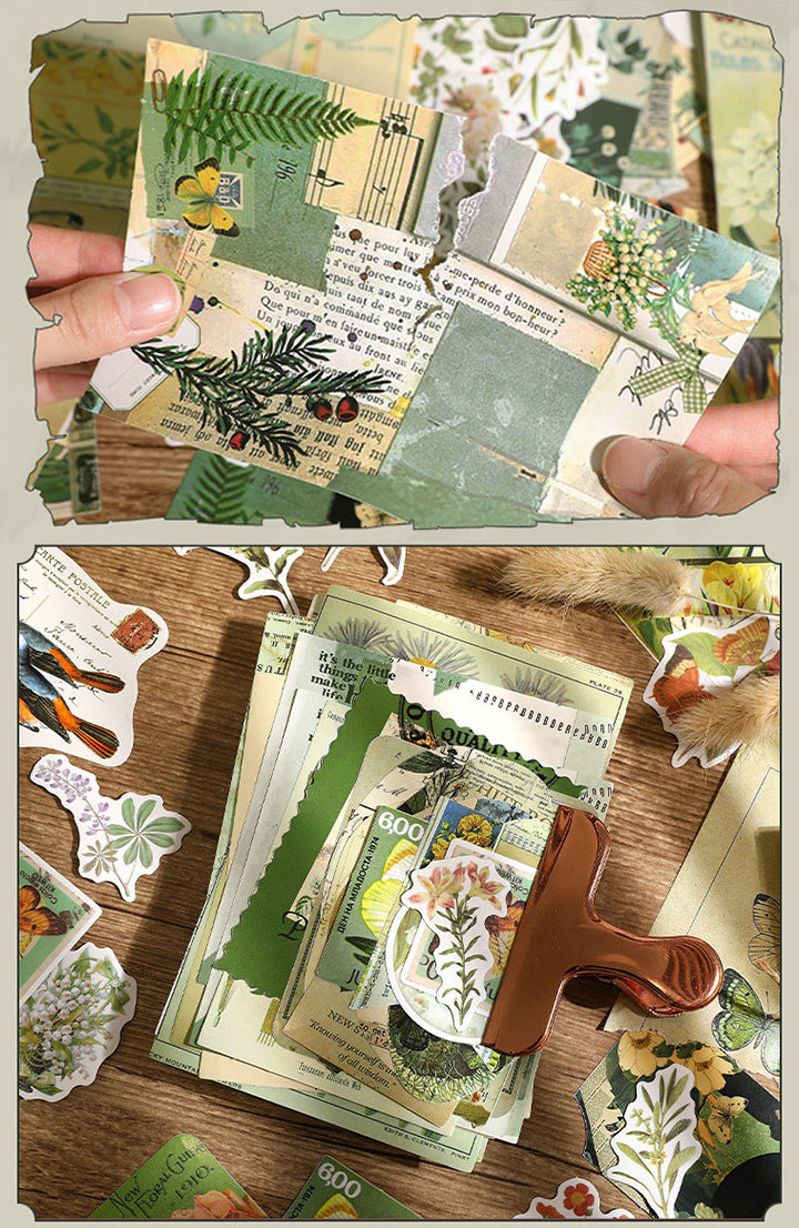 Retro Scrapbook Material Set