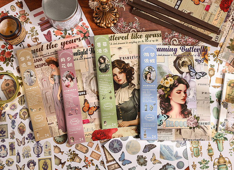 Nostalgic Journal Series Stickers Book