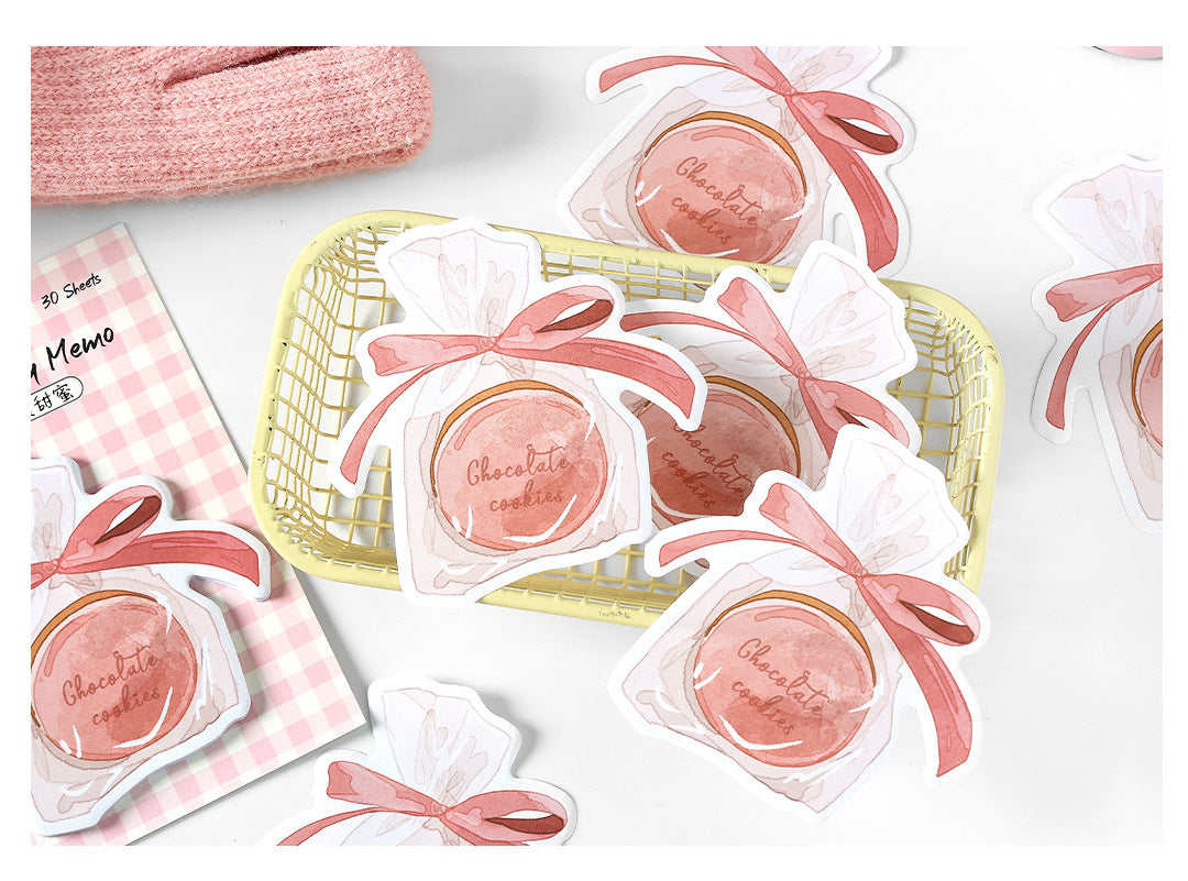 Pink Cake Sticky Notes