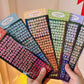Small Glitter Letter Stickers