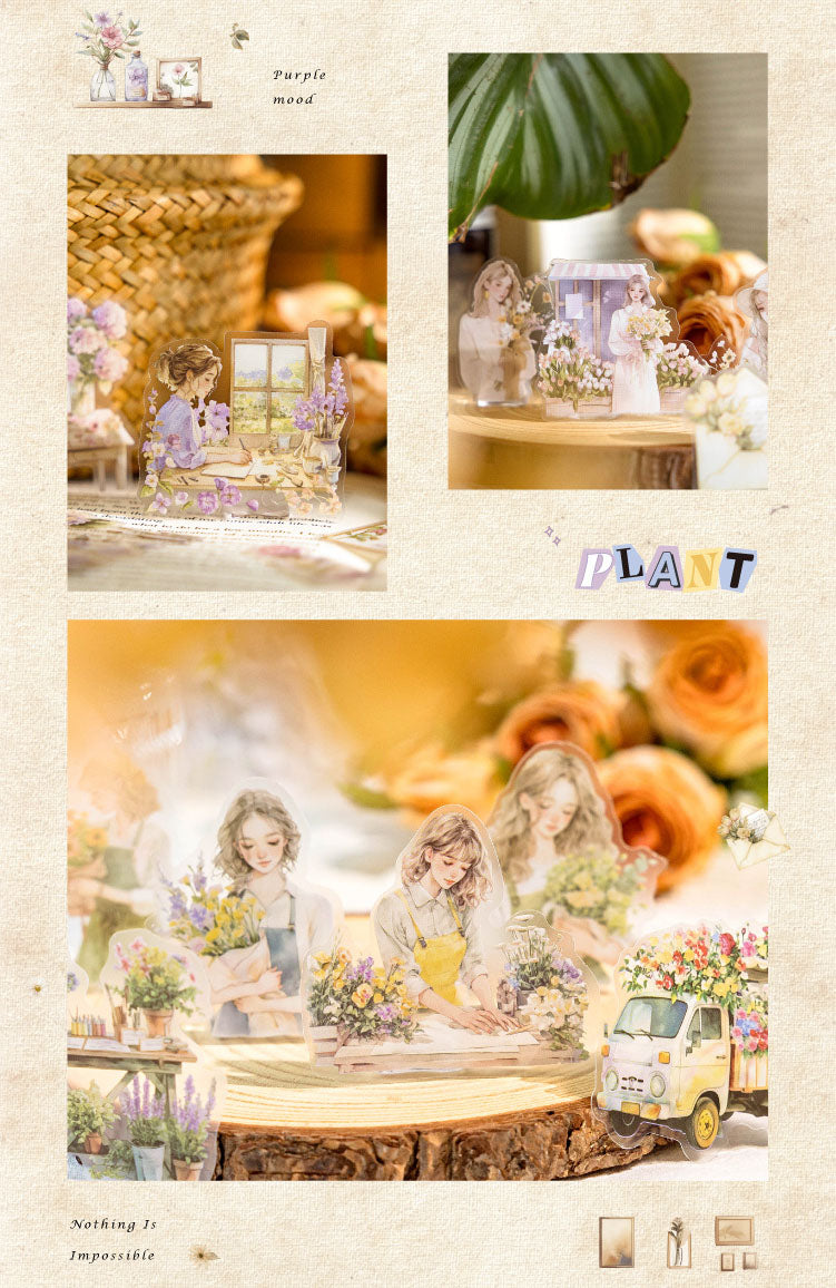 Mocard Plant Series PET Stickers