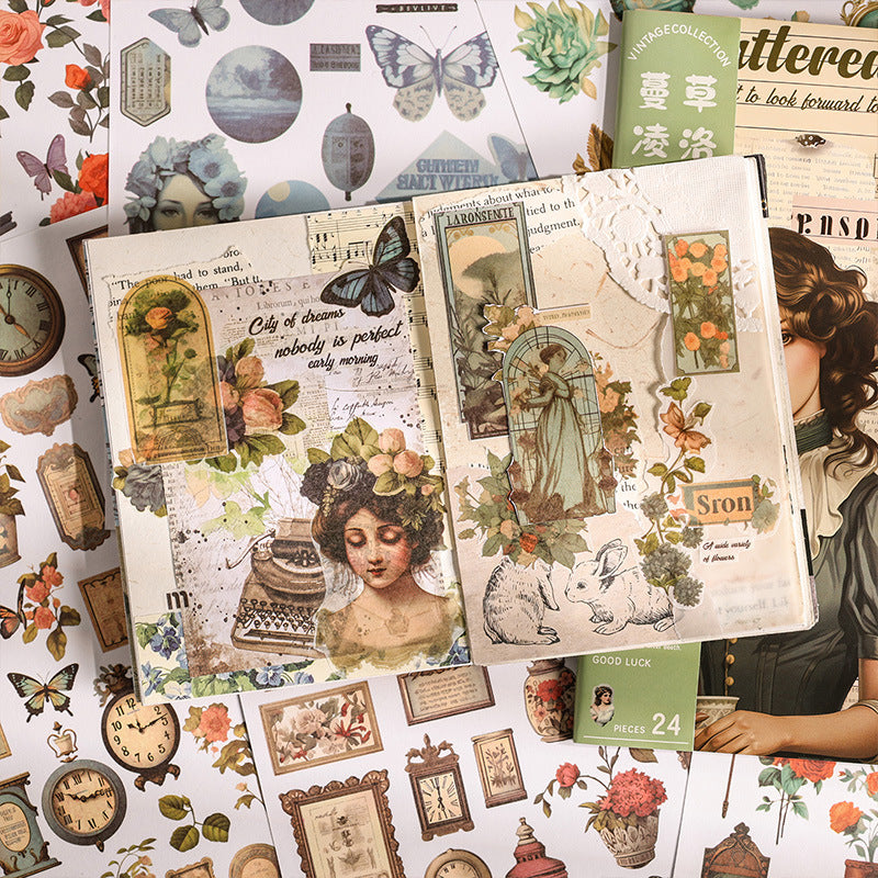 Nostalgic Journal Series Stickers Book