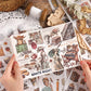 Retro European Stickers Book