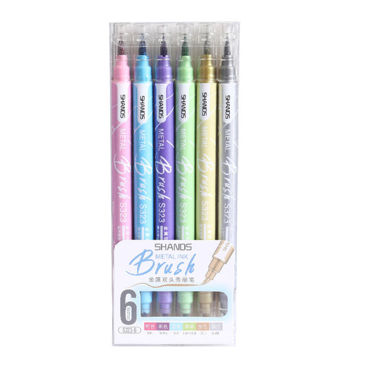 Metallic Brush Pen Set