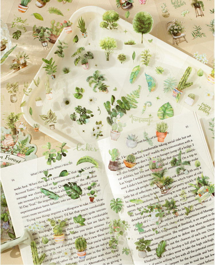 Roaming Beauty PET Stickers