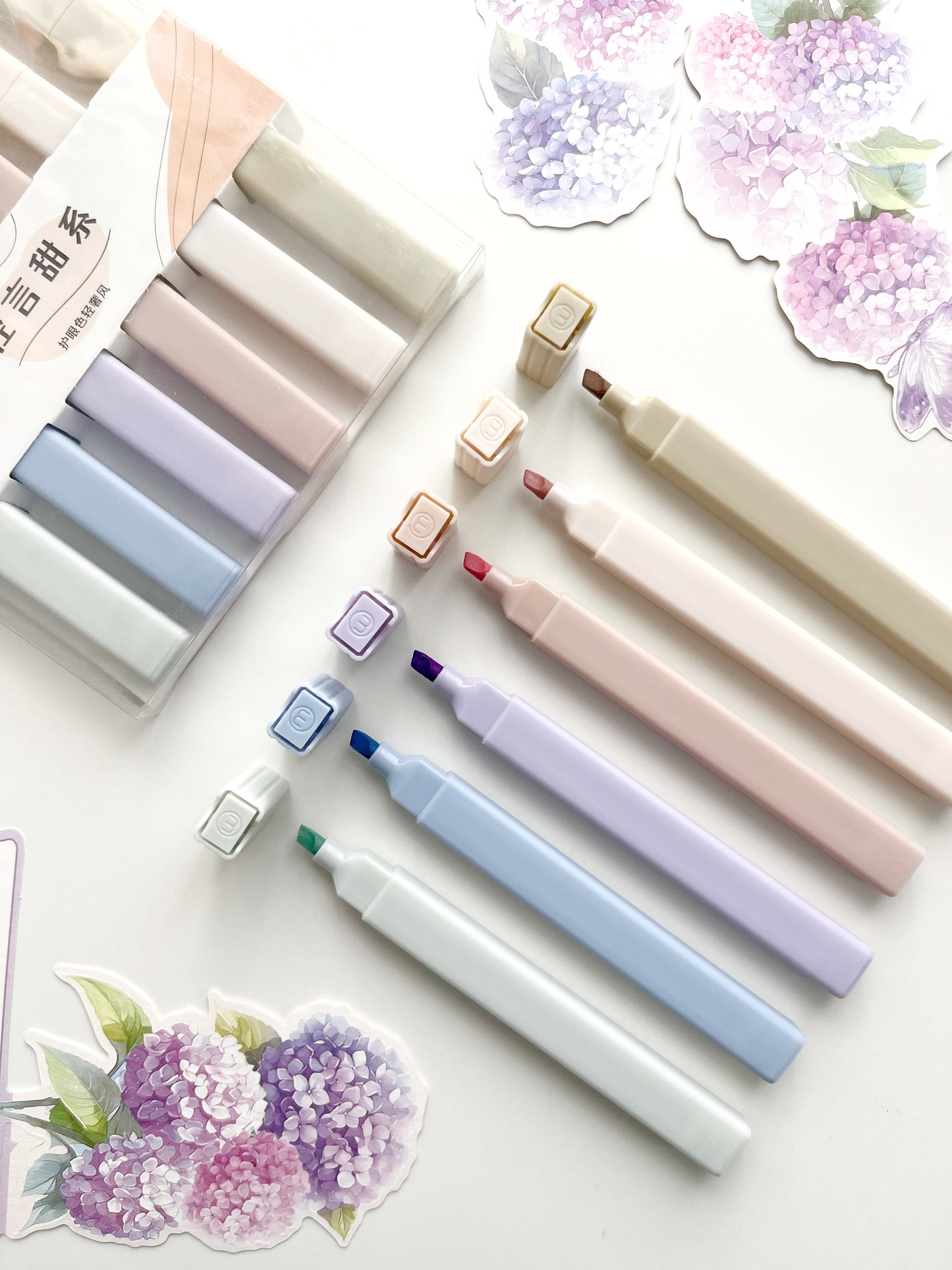 Morandi Highlighter Set (Square)