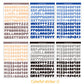 Colorful Letter Sticker Sheets