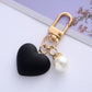 Matte Heart Keychain