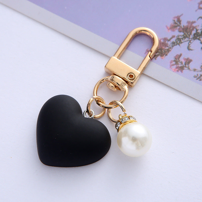 Matte Heart Keychain