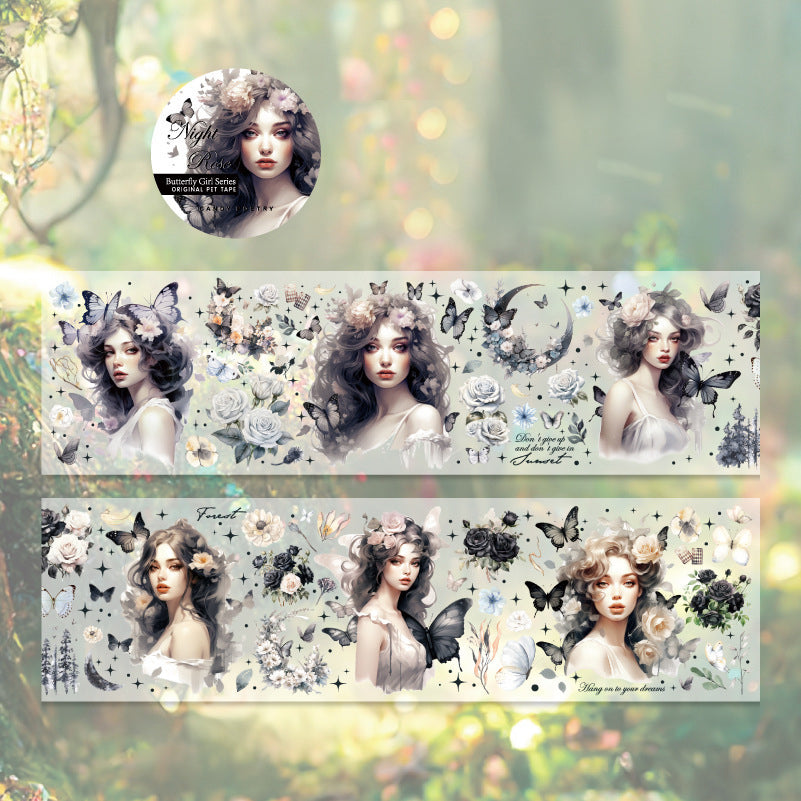 Butterfly Girl PET Tape