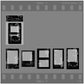 Photo Reel Frame Stickers