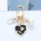 Gold Heart Keychain