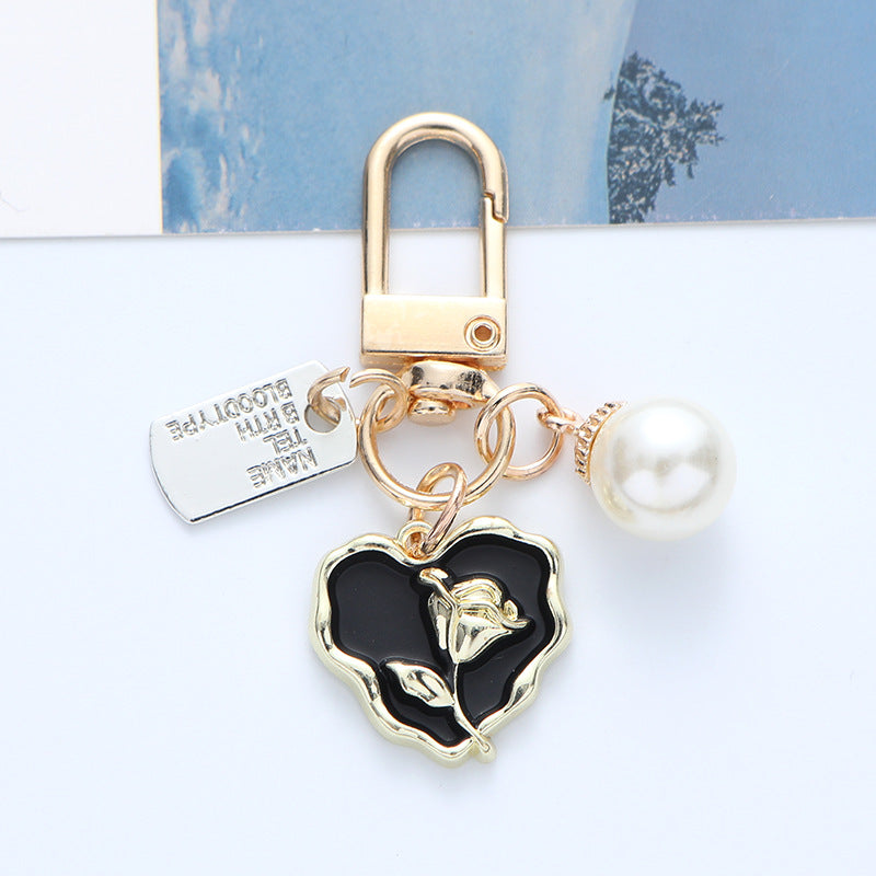Gold Heart Keychain
