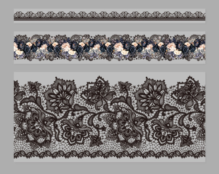 Flower Times Lace PET Tape Set