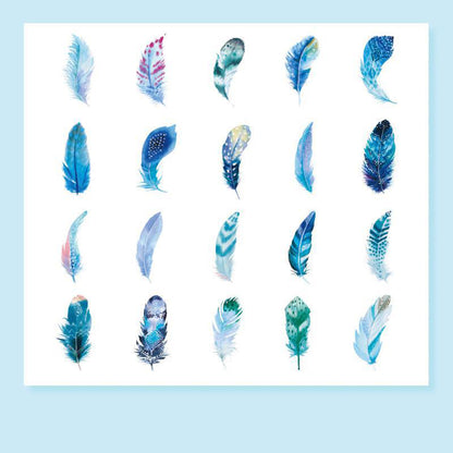 Feather Fantasy PET Stickers
