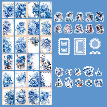 Love & Roses Deco Papers & Stickers Set