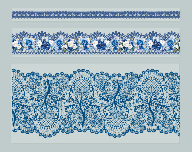 Flower Times Lace PET Tape Set