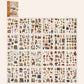 Retro European Stickers Book