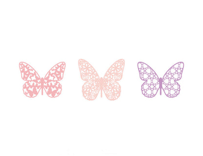 Butterfly Lace Paper Set