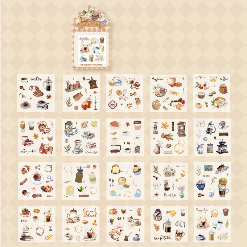 Roaming Beauty PET Stickers