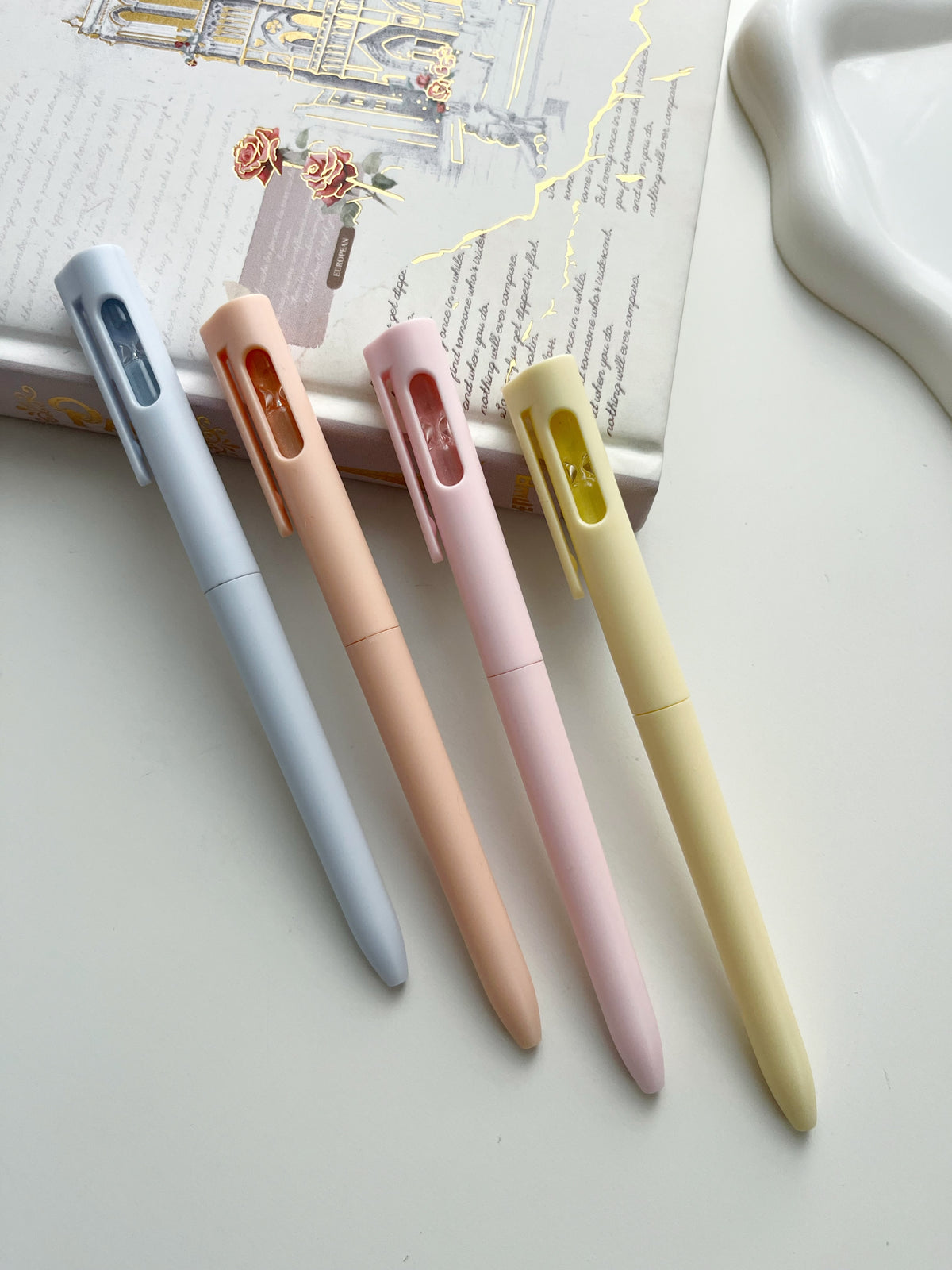 Hourglass Pen Set