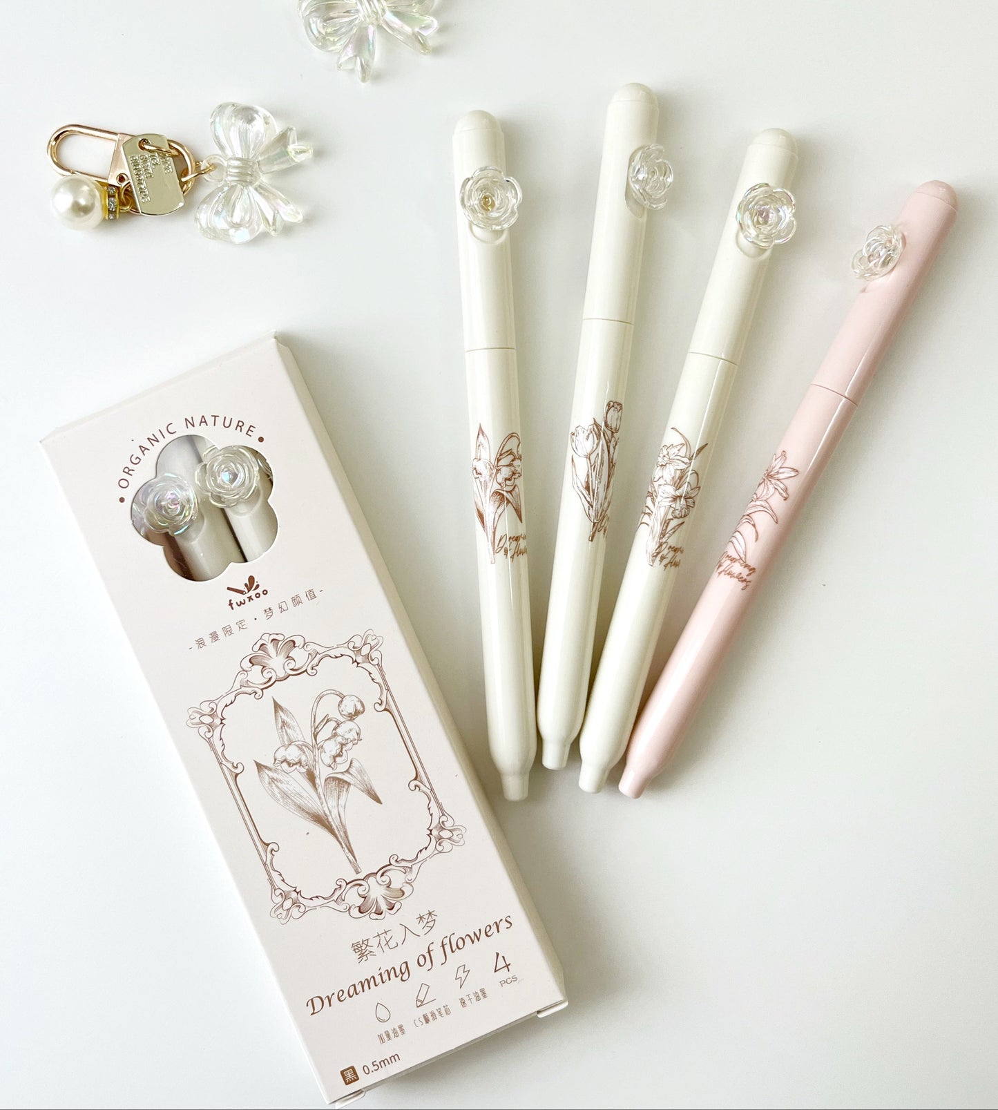 Flowers and Alice Pen Set