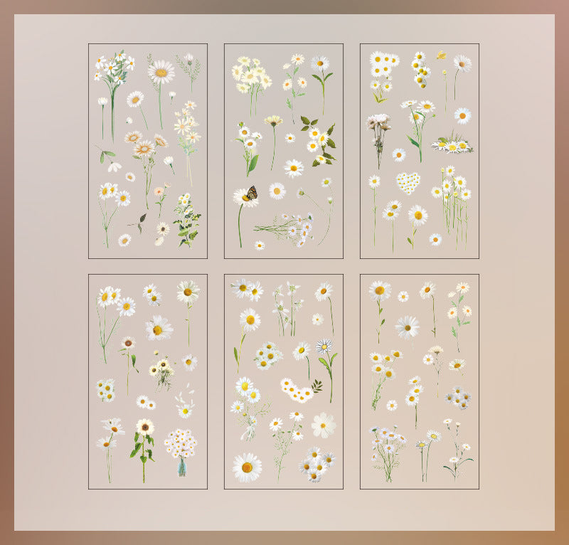 Nature Series Flower Stickers