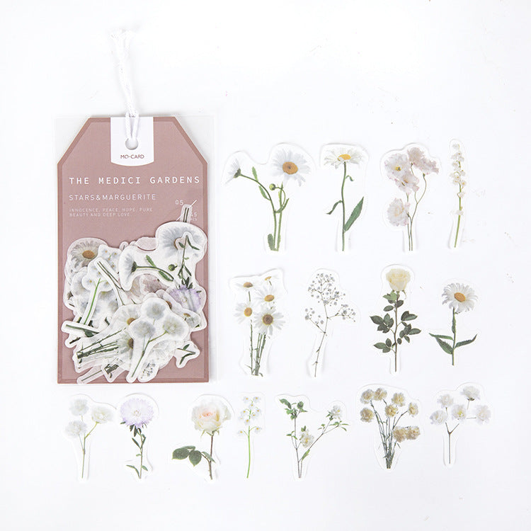 Garden Series Flower Stickers
