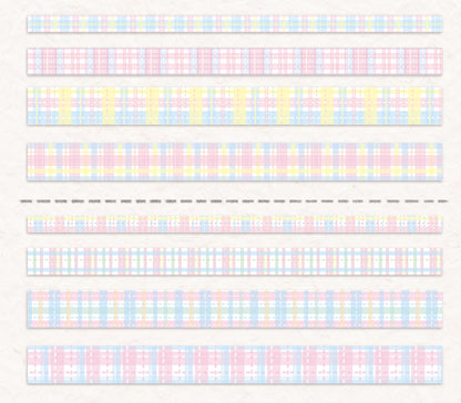 Plaid Washi Tape Set