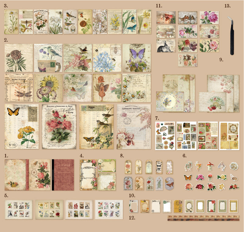 Vintage Collection Scrapbook Set