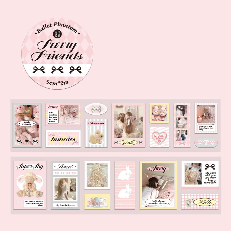 Ballet Love Stickers Roll