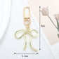 Bow Metal Keychain