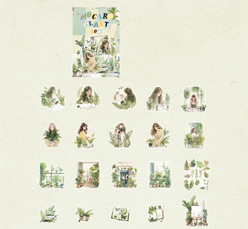 Mocard Plant Series PET Stickers