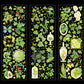 Golden Flowers PET Stickers
