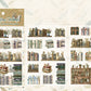 Bookshelves PET Stickers