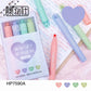 Heart Cap Macaron Highlighter Set