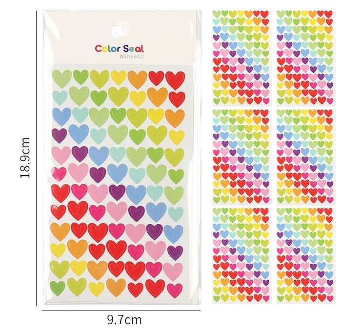 Colorful Shapes Sticker Sheets
